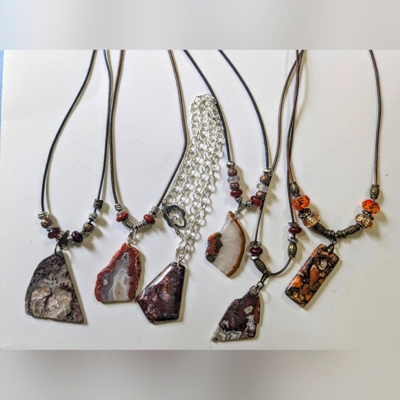 Handcrafted Peridot Spider Web Long Necklace - Picture 13 of 14